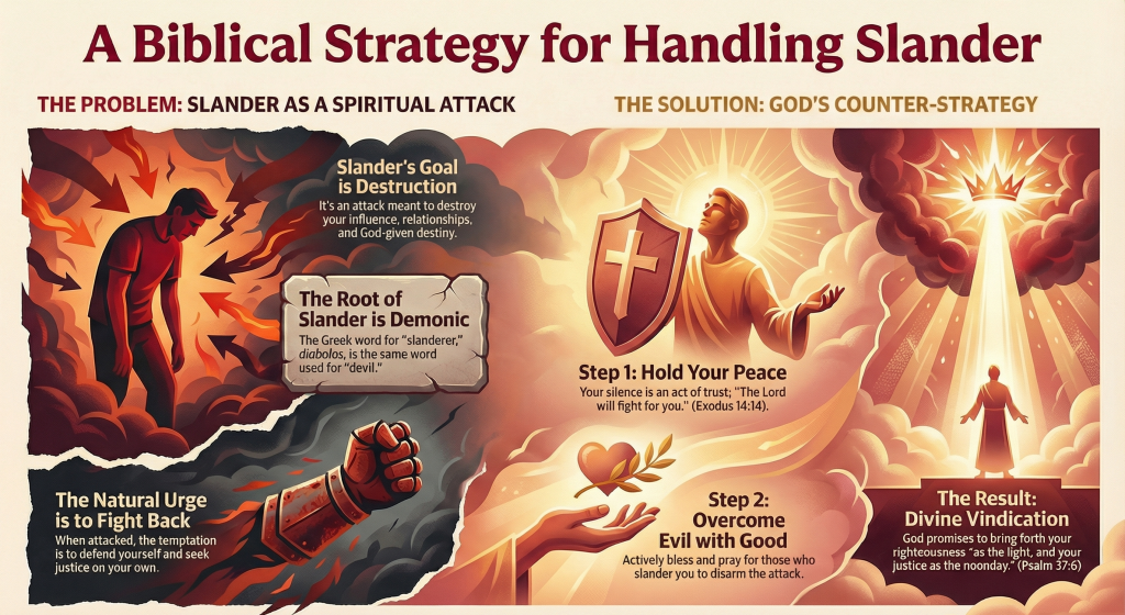 An image showing A Biblical Strategy for Handling Slander