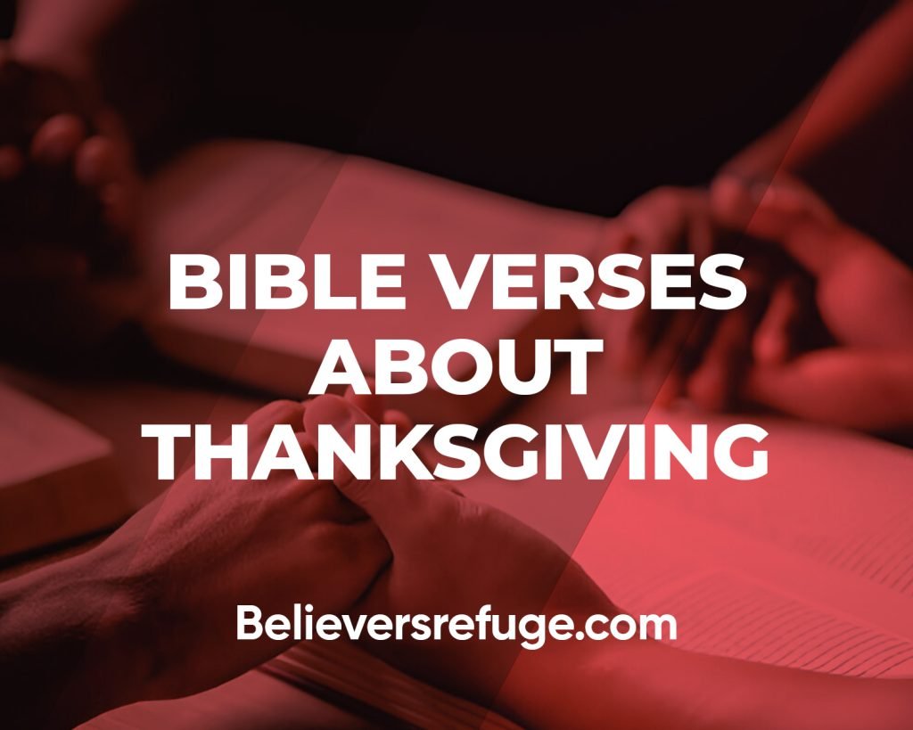 Bible Verses About Thanksgiving