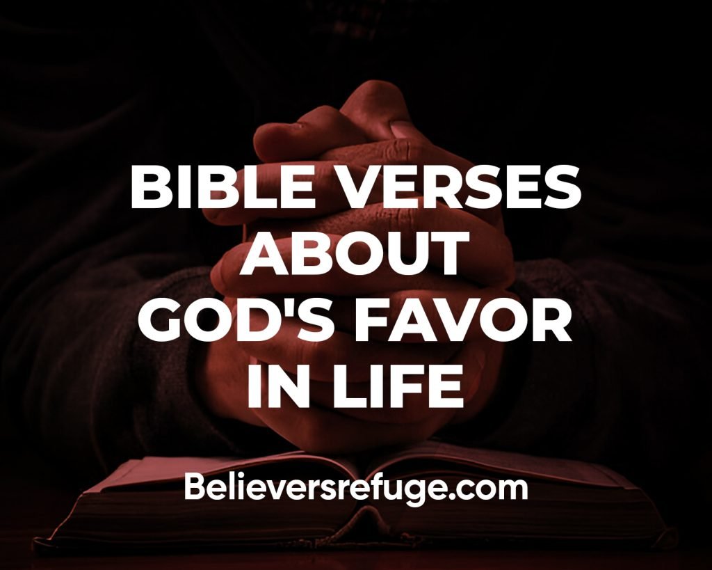 Bible Verses About God's Favor In Life