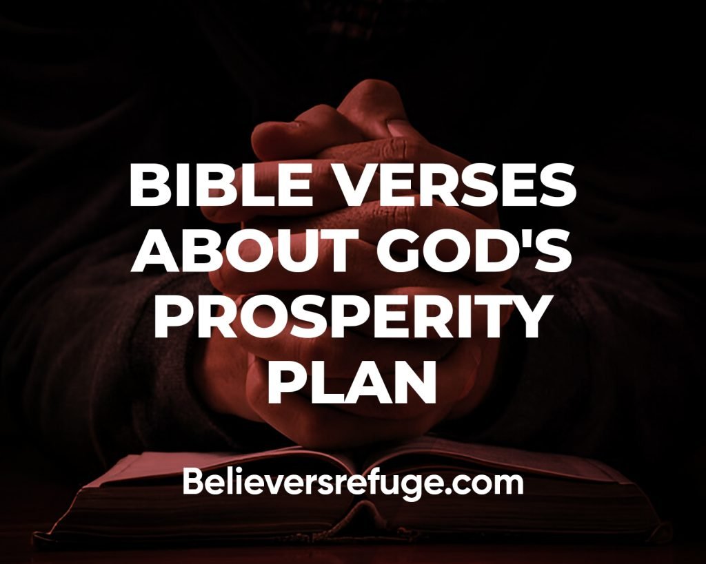 Bible Verses About God's Prosperity Plan
