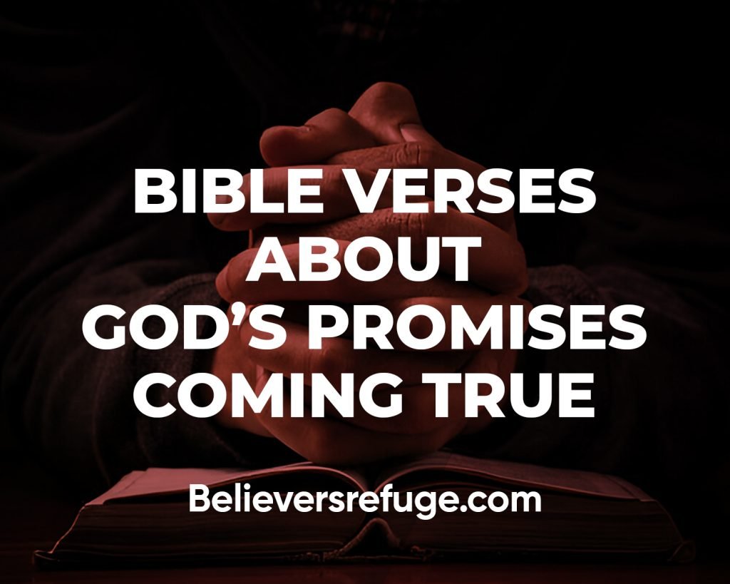 Bible Verses About God's Promises Coming True