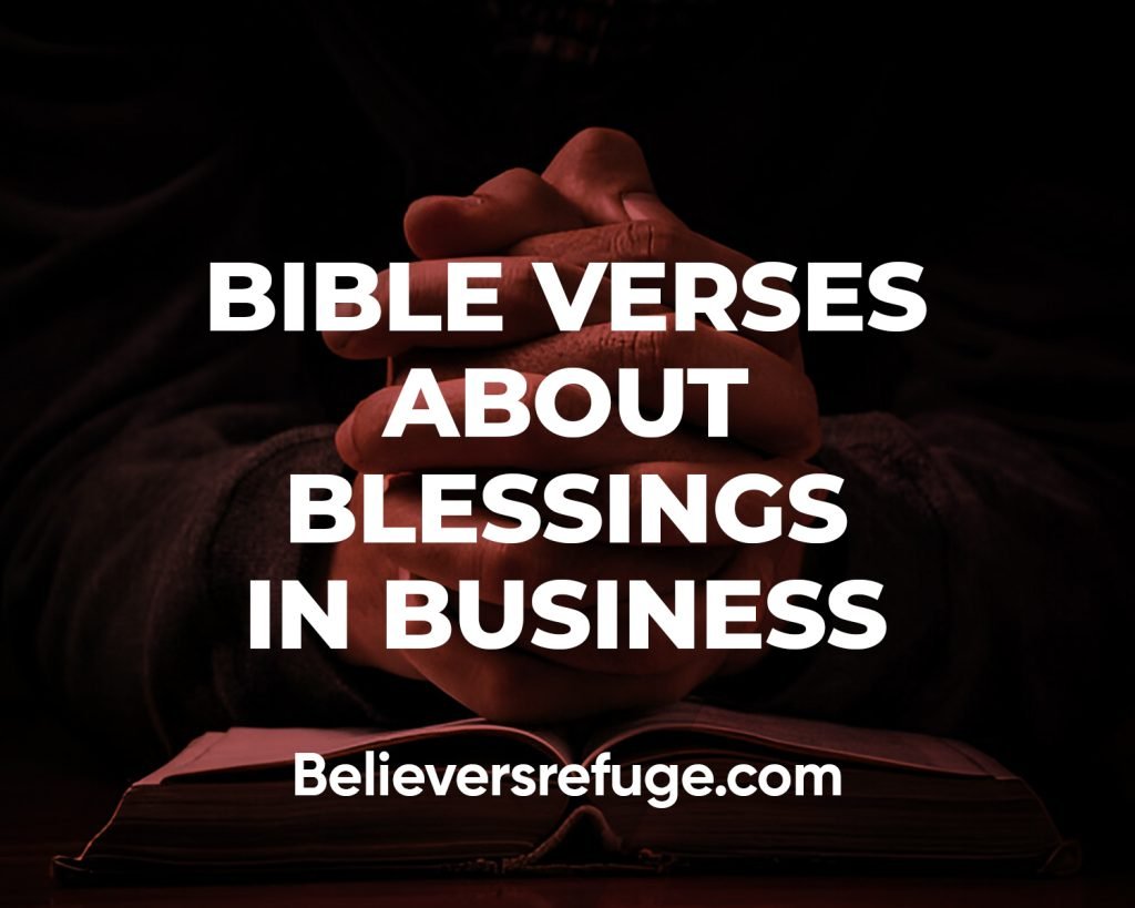 Bible Verses About Blessings In Business