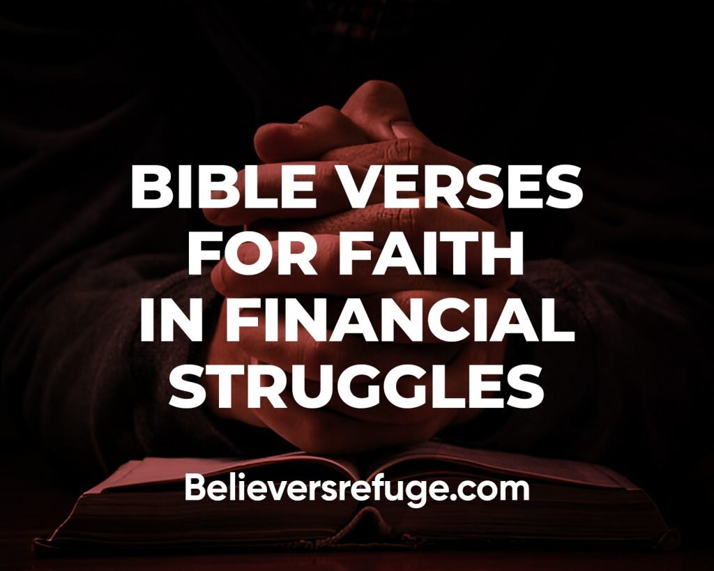 Bible Verses For Faith In Financial Struggles