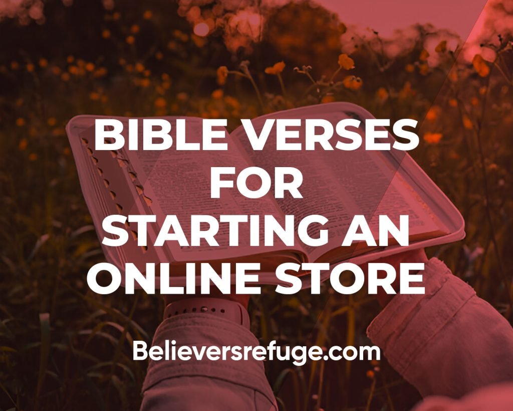 Bible Verses For Starting An Online Store